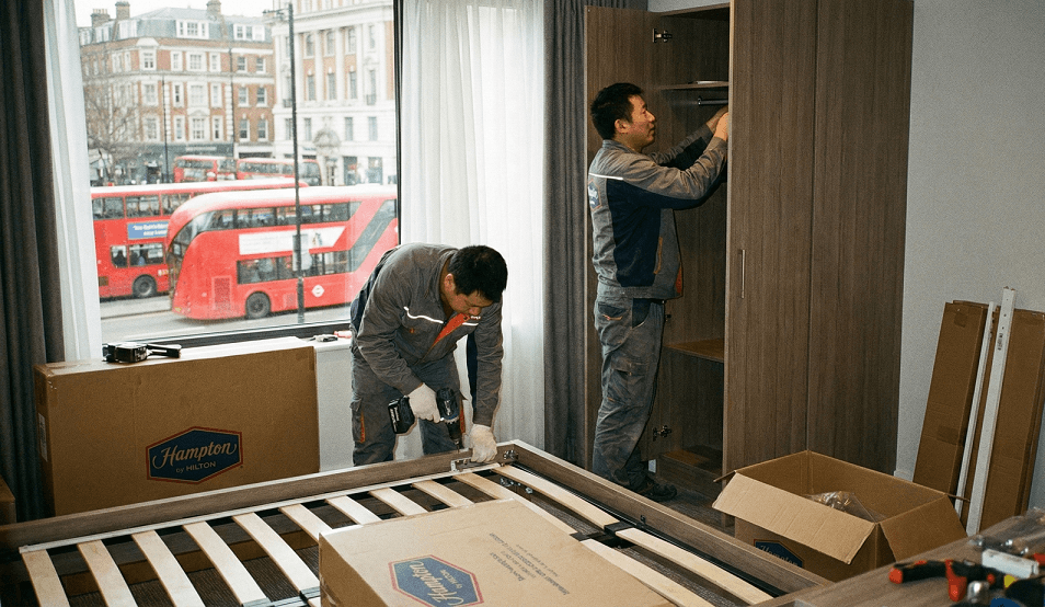 Hampton London On-site Installation