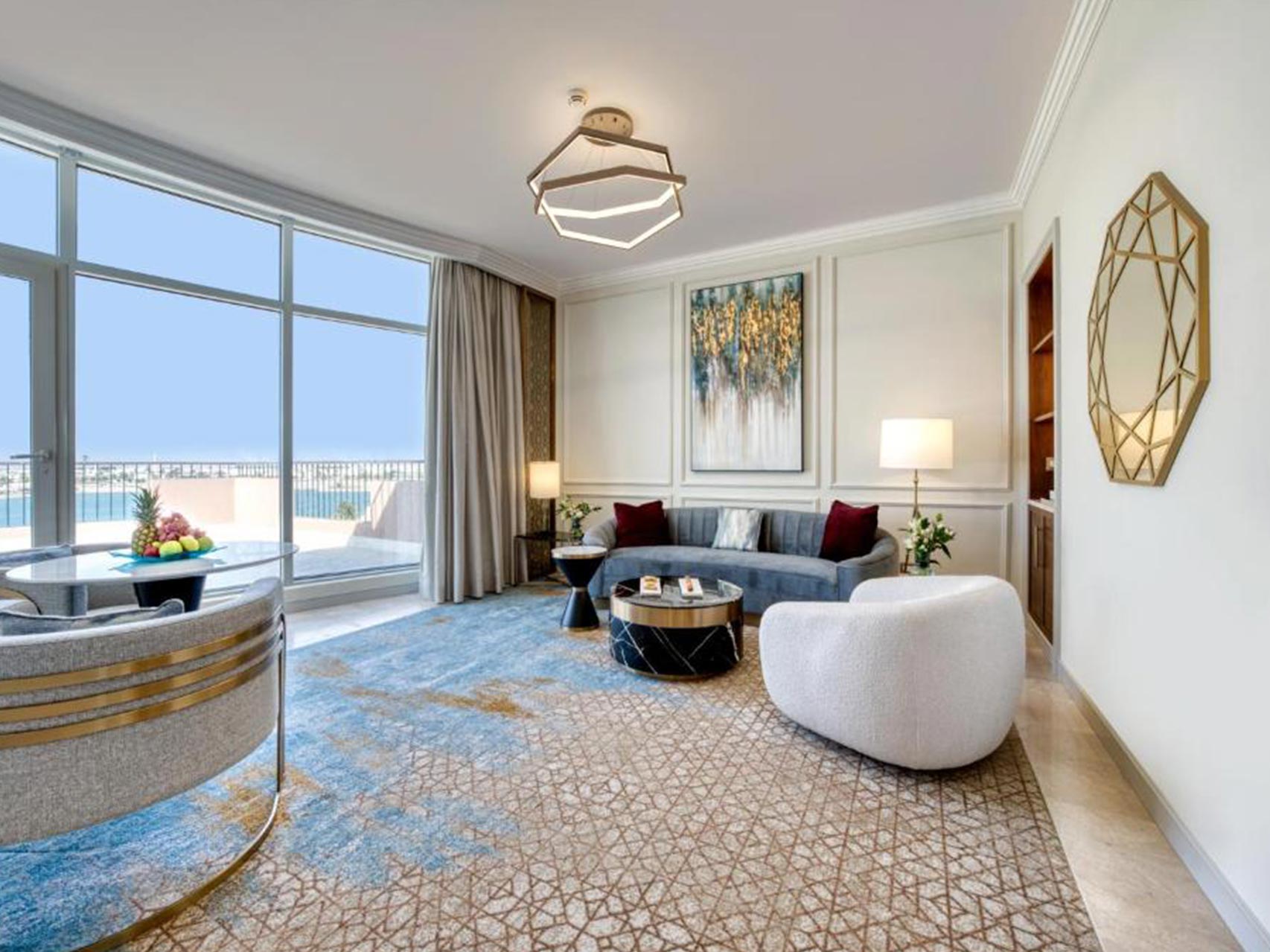 High-End Resort Suite Furniture - Sofa and Coffee Table