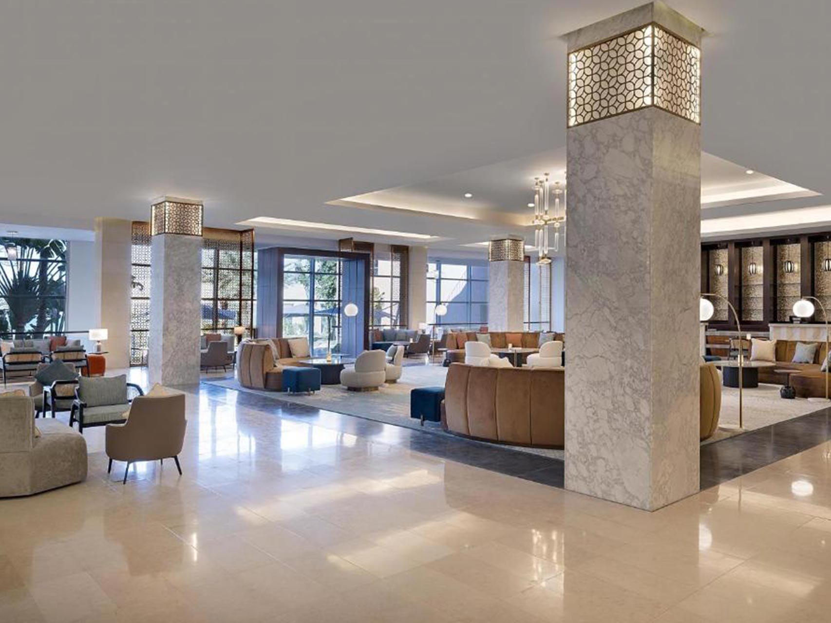 Kempinski Lobby Single Lounge Chair Leather