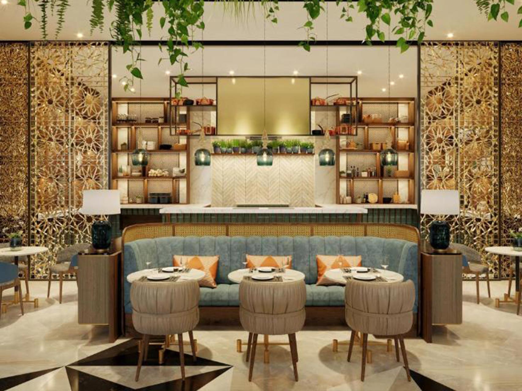 凯宾斯基酒店高端餐厅座椅