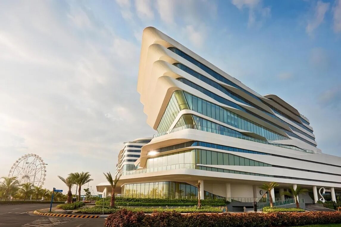 Conrad Manila Hotel Exterior View